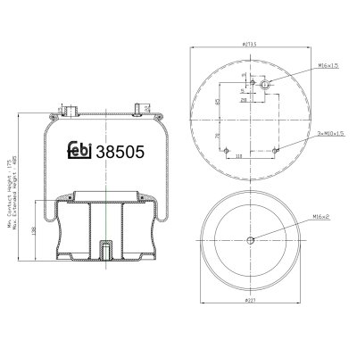 Febi Bilstein Air Spring 38505