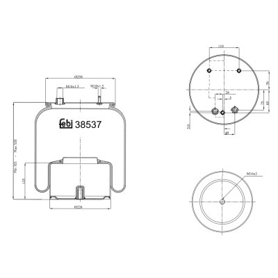 Febi Bilstein Air Spring 38537