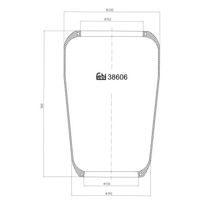 Febi Bilstein Air Spring 38606