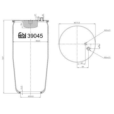 Febi Bilstein Air Spring 39045