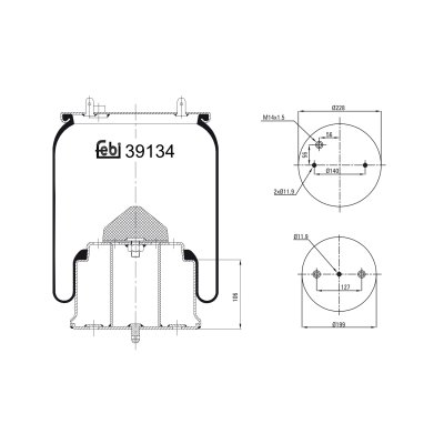 Febi Bilstein Air Spring 39134