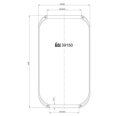 Febi Bilstein Air Spring 39150