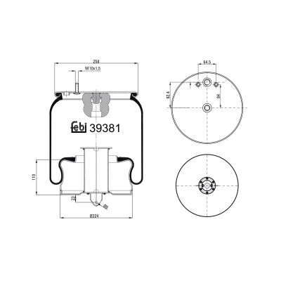 Febi Bilstein Air Spring 39381