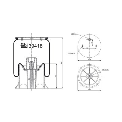 Febi Bilstein Air Spring 39418