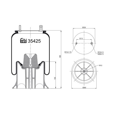 Febi Bilstein Air Spring 39425