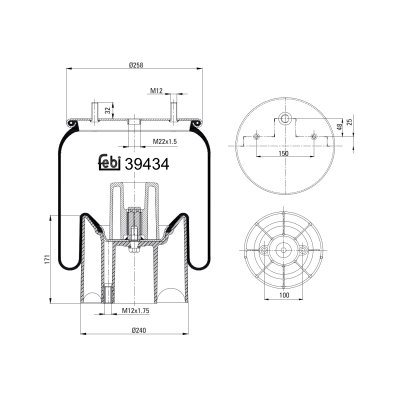 Febi Bilstein Air Spring 39434