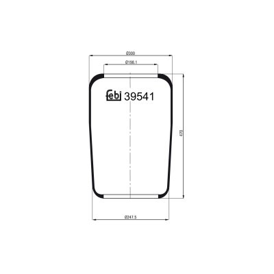 Febi Bilstein Air Spring 39541