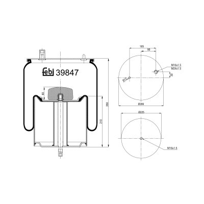 Febi Bilstein Air Spring 39847