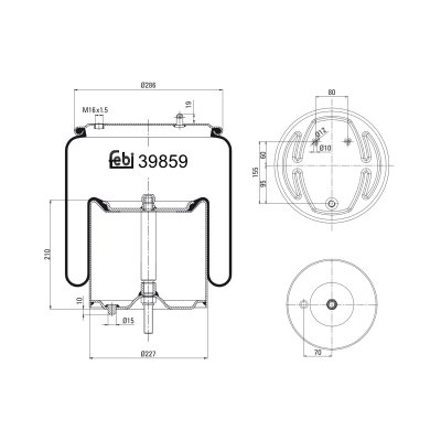 Febi Bilstein Air Spring 39859