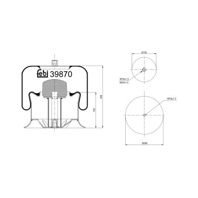 Febi Bilstein Air Spring 39870