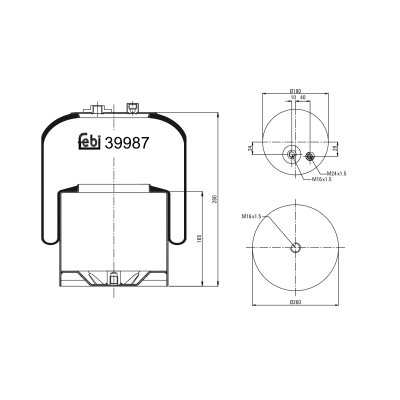 Febi Bilstein Air Spring 39987