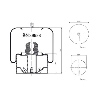 Febi Bilstein Air Spring 39988