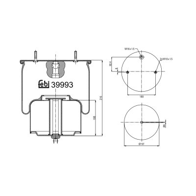 Febi Bilstein Air Spring 39993