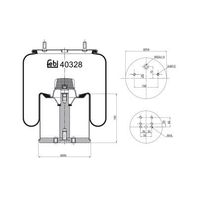 Febi Bilstein Air Spring 40328
