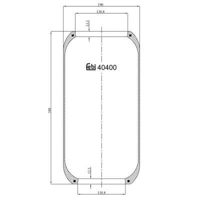 Febi Bilstein Air Spring 40400