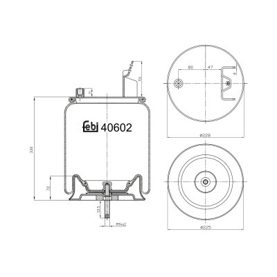 Febi Bilstein Air Spring 40602
