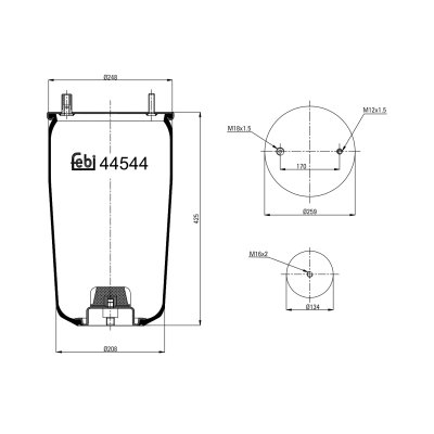 Febi Bilstein Air Spring 44544