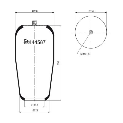 Febi Bilstein Air Spring 44587