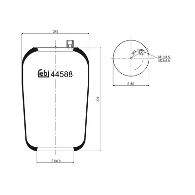 Febi Bilstein Air Spring 44588