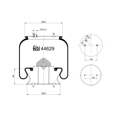 Febi Bilstein Air Spring 44629