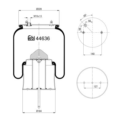 Febi Bilstein Air Spring 44636
