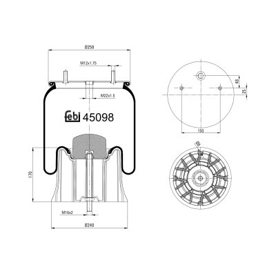 Febi Bilstein Air Spring 45098