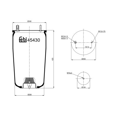 Febi Bilstein Air Spring 45430