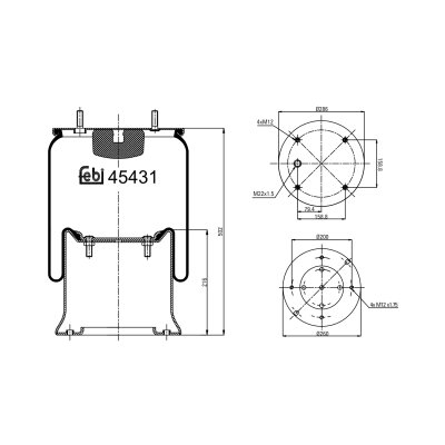 Febi Bilstein Air Spring 45431