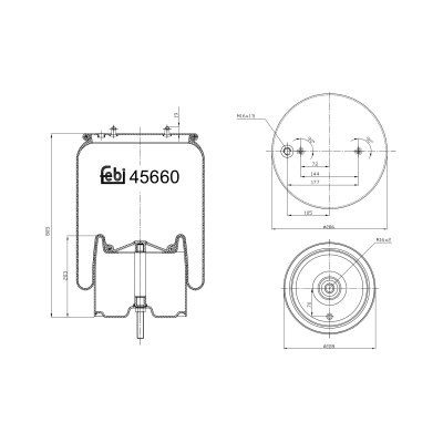 Febi Bilstein Air Spring 45660