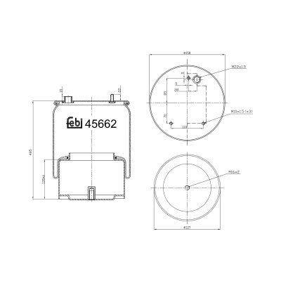 Febi Bilstein Air Spring 45662