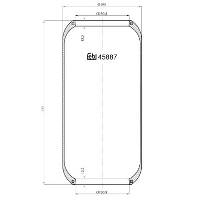 Febi Bilstein Air Spring 45887