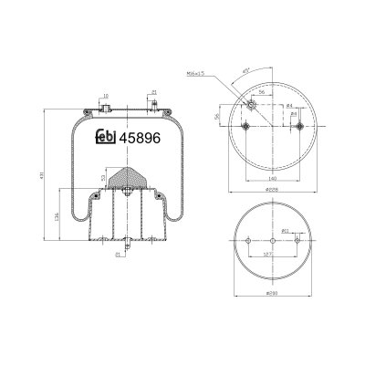 Febi Bilstein Air Spring 45896