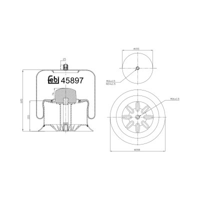 Febi Bilstein Air Spring 45897