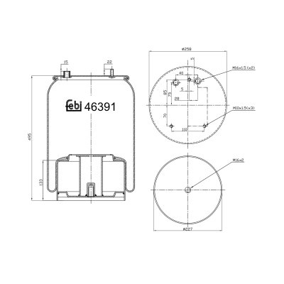 Febi Bilstein Air Spring 46391