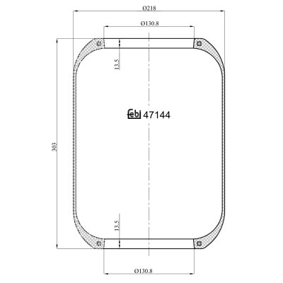 Febi Bilstein Air Spring 47144
