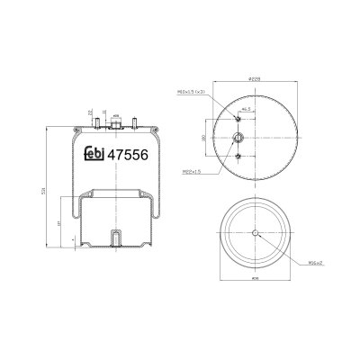 Febi Bilstein Air Spring 47556