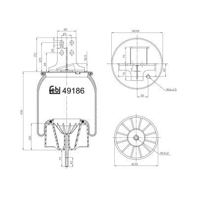 Febi Bilstein Air Spring 49186