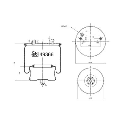 Febi Bilstein Air Spring 49366