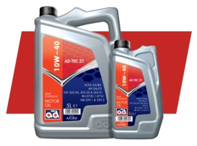 AD Oils - ADTEC31 - 10W40 - 1L, 5L, 20L & 199L
