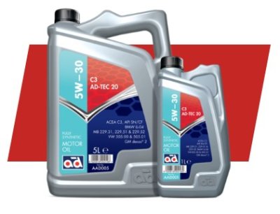AD Oils - ADTEC20 - 5W30 C3 - 1L, 5L, 20L & 199L