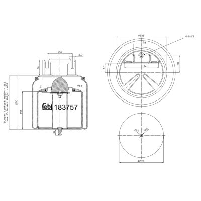 Febi Bilstein Air Spring 183757