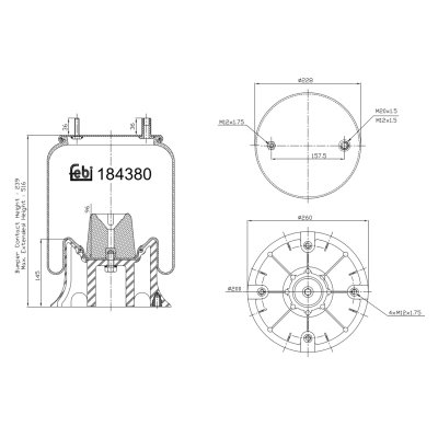 Febi Bilstein Air Spring 184380