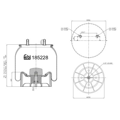 Febi Bilstein Air Spring 185228