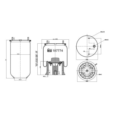 Febi Bilstein Air Spring 187774