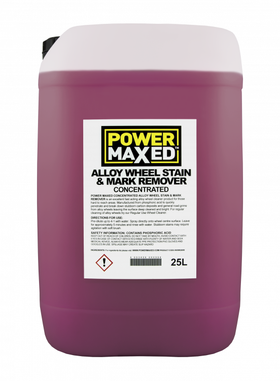 Power Maxed Alloy Wheel Cleaner Acidic 1L, 5L & 25L YMF Car Parts
