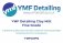 YMF Detailing Clay Mitt - Fine & Medium Grades